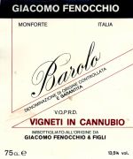 Barolo_G Fenocchio_Cannubio